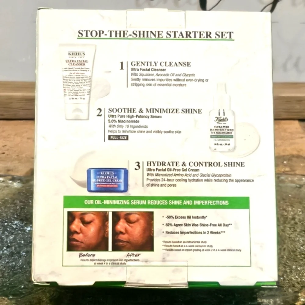 Kiehl's Stop The Shine Starter Kit NEW IN BOX